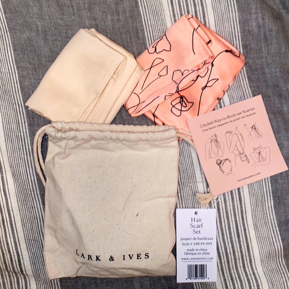 Park & Ives hair scarf set -NWT